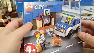 Обзор конструктора LEGO City Police 60241 Полицейский отряд с собакой