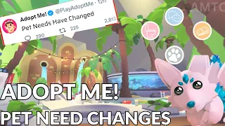 ⚠️*BEWARE*⚠️ Pet Needs 🐾 Changed In Adopt Me ROBLOX