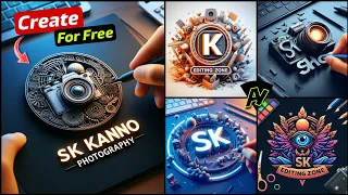 How To Make 3D Logo With Ai For Free | Bing AI Logo Generator | Viral Photo Editing | Ai