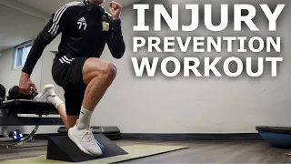 Injury Prevention Workout For Footballers | A Day In The Life of a Footballer