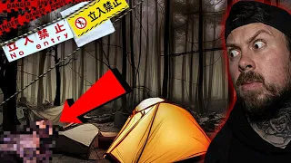 Overnight in Japan's Aokigahara Forest | MOST HAUNTED IN THE WORLD