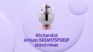 KitchenAid Artisan 5KSM175PSBSP Stand Mixer - Silk Pink - Product Overview