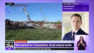 Noi provocări în Transnistria. Explozii la două antene radio-tv