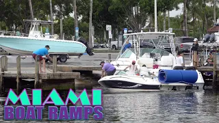 This Crew Crashes Hard!! | Miami Boat Ramps | Black Point Marina