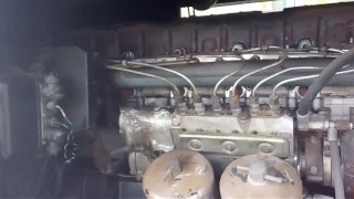 Soivit guys installed  tank engine in snowmobile truck Zil-157 (copy of american Dodge)