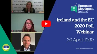 Ireland and the EU 2020 Poll | Webinar with Tony Connelly and Dr Katy Hayward