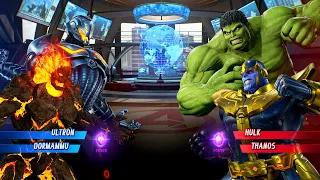Ultron & Dormammu vs Hulk & Thanos (Very Hard) - Marvel vs Capcom Infinite | 4K UHD Gameplay