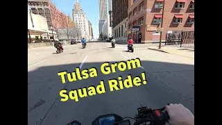 Riding with the Tulsa Grom Squad!