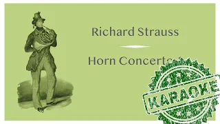 HORN CONCERTO 1, Richard Strauss PLAY ALONG