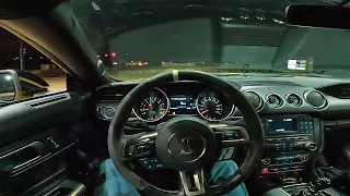 SHELBY GT350 FUN IN THE RAIN! POV Night Drive [PURE SOUND]