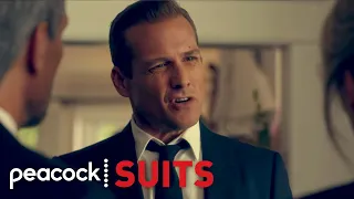 Harvey Loses His Temper at His Dad's Funeral | Suits