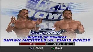 WWE SmackDown vs. Raw 2007 - Shawn Michaels vs Chris Benoit