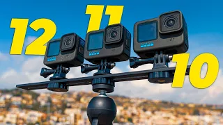 GoPro Hero 12 vs Hero 11 vs Hero 10 – Qual è la migliore?