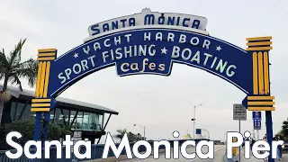 Santa Monica Pier - Walking Tour - California Day Trip - Ambient Sound