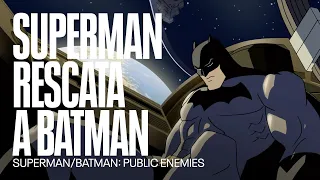 Superman rescata a Batman  | Superman/Batman: Public Enemies