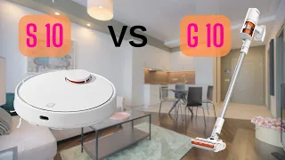 Xiaomi Robot Vacuum S10 VS Xiaomi Mi Vacuum Cleaner G10 - Test who won?