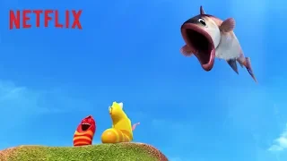 Fish on Fire! 🔥 Larva Island | Netflix After School