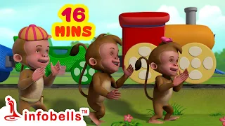 Chuku Buku Railu - Train Songs | Kannada Rhymes for Children | Infobells