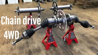 Building Chain Drive Four Wheel Drive For My Next Project - Part 3