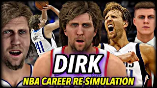 DIRK NOWITZKI’S NBA CAREER RE-SIMULATION | EVEN MORE DOMINANT IN THE MODERN ERA? | NBA 2K20