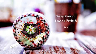 💎Gift idea / HAND SEWN / Scrap Fabric Sewing Projects~ 疗愈手作 ┃ 手作りの癒し