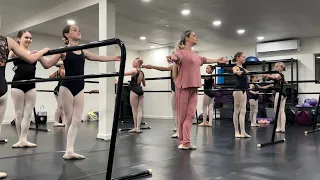 Ballet class, intermediate ( JDI dance company ) California