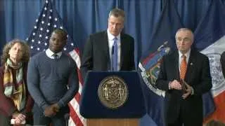 Mayor Bill de Blasio Announces Agreement in Landmark Stop & Frisk Case