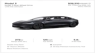 Tesla Selling Model 3 Demo Vehicles Cheap
