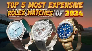 Rolex Royalty⌚️ 2024's Top 5 Most Luxurious Timepieces