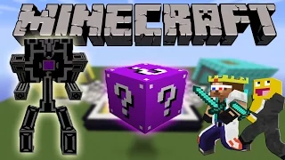 PURPLE LUCKY BLOCK VS GIANT ROBOT | MINECRAFT LUCKY BLOCK