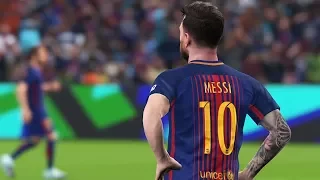 PES 2018 - FC Barcelona vs Real Madrid CF - Gameplay (PS4 HD) [1080p60FPS]