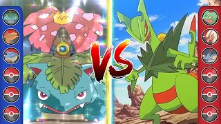 Pokemon Battle Theme: Kanto Starters Vs Hoenn Starters