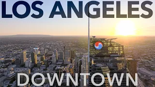 Fly Through Downtown Los Angeles- Day  | 4K Drone Video (Wilshire, US Bank, Disney Concert Hall)