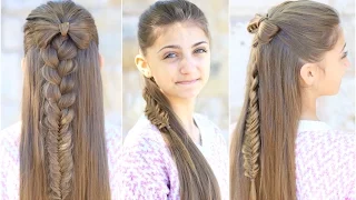 Half-Up Bow Combo | Cute Girls Hairstyles