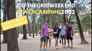 BEACH CAMPING 2023 | CRYSTAL BEACH |OFF THE GRID WEEKEND