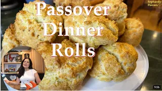 Passover Dinner Rolls - The most popular Passover rolls on YouTube
