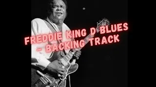 D Blues Backing Track in the Style of Freddie King