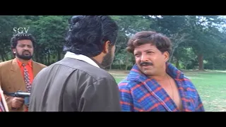 Dr.Vishnuvardhan Aggressive Reply to Suleman | Hello Daddy Kannada Movie Outstanding Scene