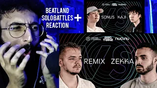 BEATLAND Solo Battles ARE HERE! REMIX vs ZEKKA + KAJI vs SONUS × REACTION