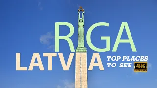 Riga, Latvia (Top places to see) | The Planet V [4K Ultra HD]