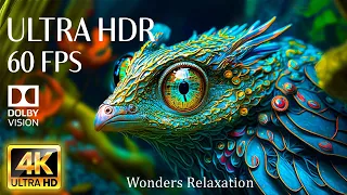 4K HDR 60fps Dolby Vision with Animal Sounds & Relaxing Music (Colorful Dynamic) #8