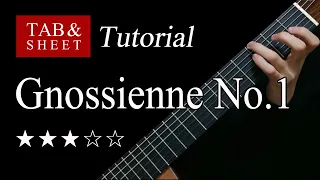 Gnossienne No.1 - Guitar Lesson + TAB