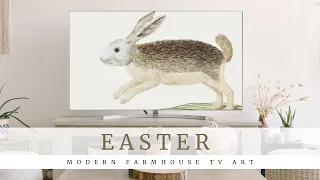 TV ART / EASTER / Vintage Paintings / Modern Farmhouse & Bohemian TV Art / No Sound / 1 HOUR