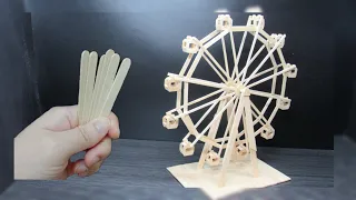 Easy craft | Popsicle Sticks Ferris Wheel