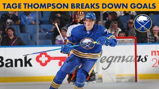 Buffalo Sabres Forward Tage Thompson Breaks Down Some of His Top Plays
