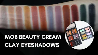 MOB BEAUTY CREAM CLAY EYESHADOWS: EVERYTHING YOU NEED TO KNOW | SWATCHES, EYE LOOKS AND REVIEW