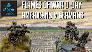 Flames of War Battle Report - D-Day US Paratroopers vs. Fallschirmjaegers