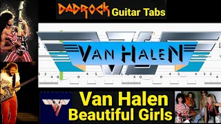 Beautiful Girls - Van Halen - Guitar + Bass TABS Lesson