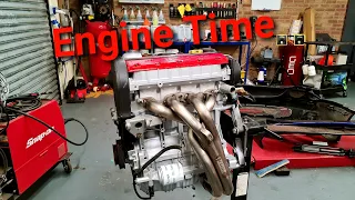 MGF Race Car - Putting The Engine Together