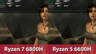 Ryzen 5 6600H vs Ryzen 7 6800H | iGPU Comparison | Radeon 660M vs Radeon 680M Benchmark